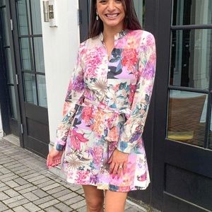 Zara Parrot Floral Dress